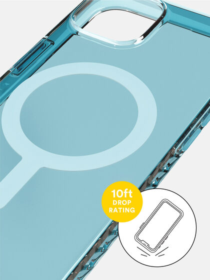Carve SkyBlue Case with MagSafe for iPhone 14, , large